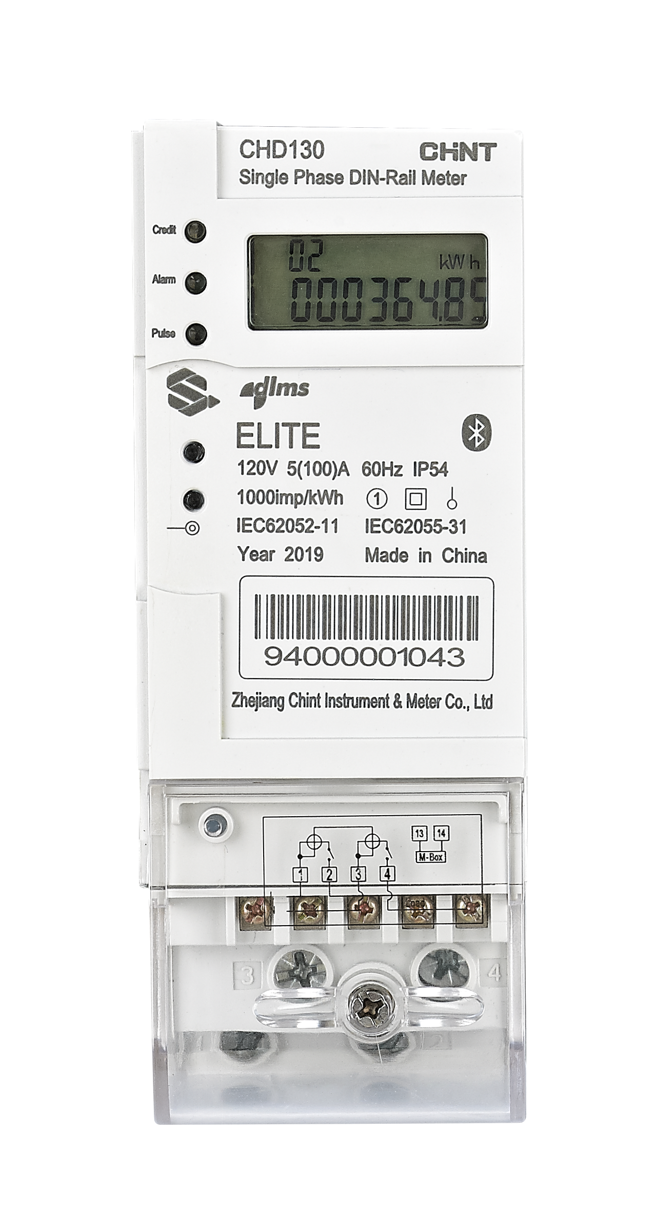 CHD130 Single Phase DIN-Rail Meter